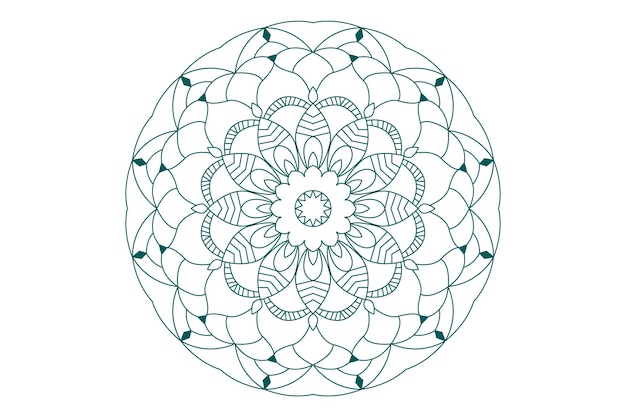 이슬람의 아름다운 만달라 (Mandala) 는 원형의 장식품입니다.
