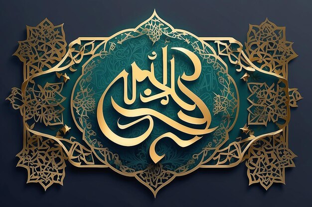 Photo islamic calligraphy masterpiece