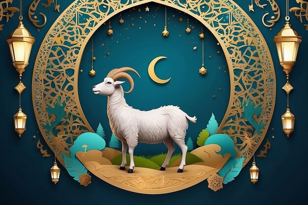 Islamic Celebration Background Eid Al Adha