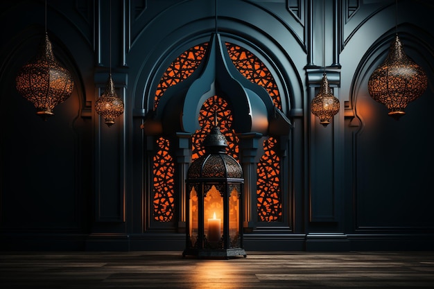Исламский декоративный фон для сезона Рамадан Карим
