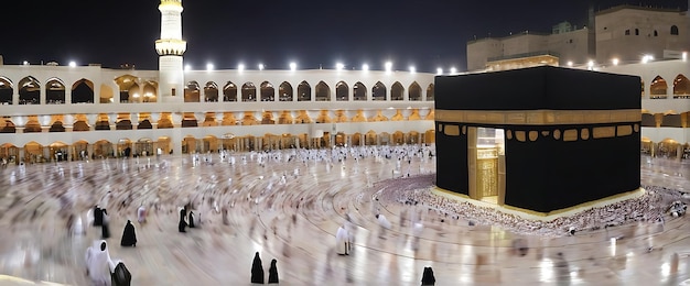 Islamic festivities ramadan and eid at mecca kaaba center