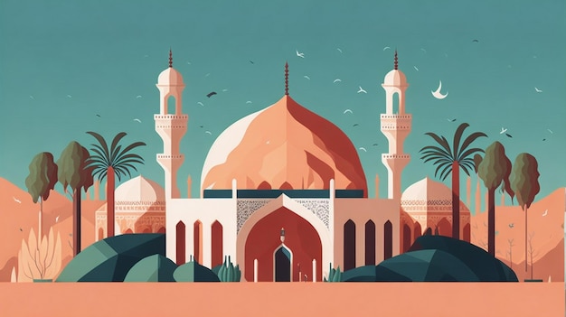 islamic Flat illustration