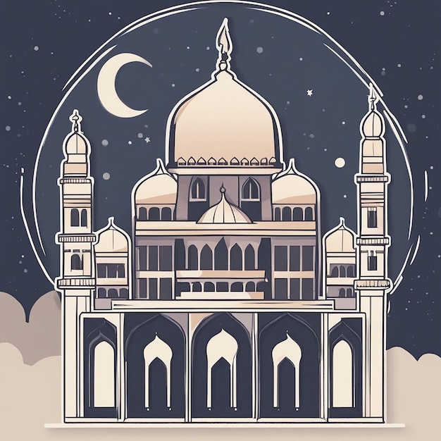 Islamic Flat illustration