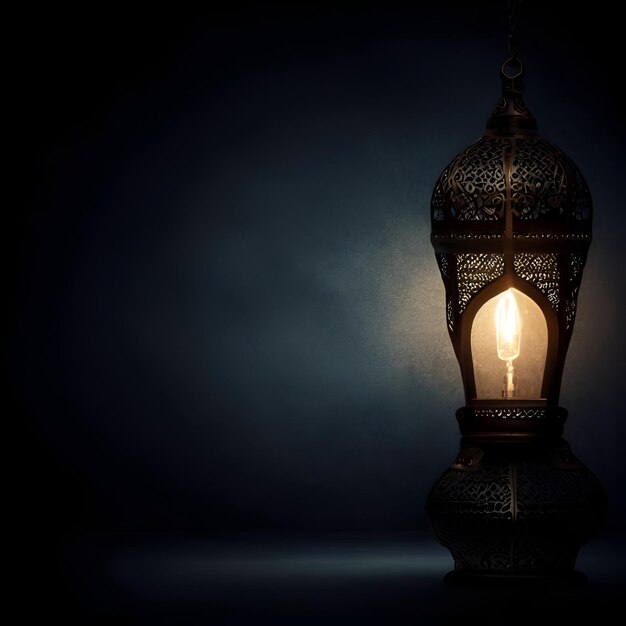 islamic lamp background suitable for Ramadan Kareem Hari Raya Eid Mubarak Eid al Adha