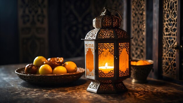 Islamic lantern with dates