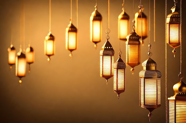 Фото Исламские фонари и фоны для празднования рамадана и международных праздников в дияле