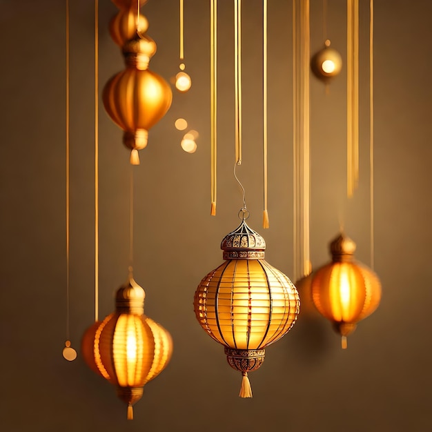 Islamic lanterns and backgrounds for ramadan occasions and international holidays in diyala