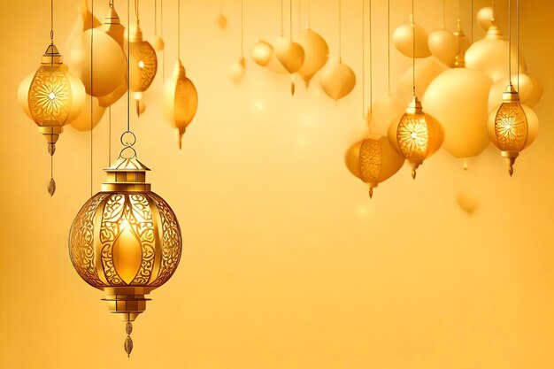 Islamic lanterns and backgrounds for ramadan occasions and international holidays in diyala