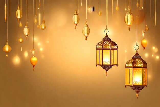 Islamic lanterns and backgrounds for ramadan occasions and international holidays in diyala