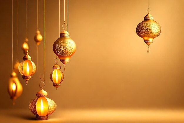 Islamic lanterns and backgrounds for ramadan occasions and international holidays in diyala