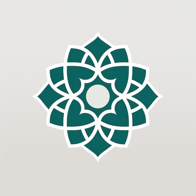 Photo islamic logo simple vector