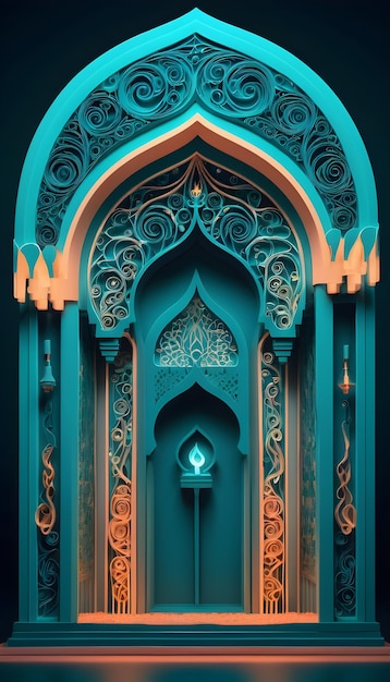 islamic mihrab quilling