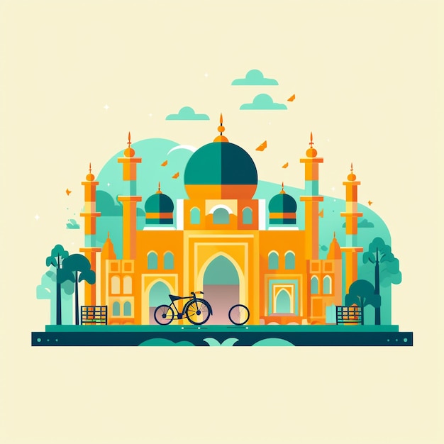 islamic modern illustration