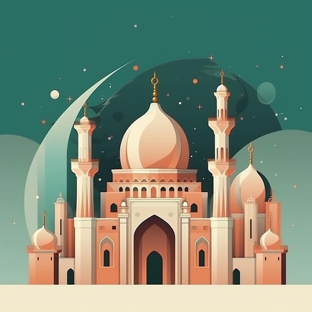 Islamic Mosque illustration