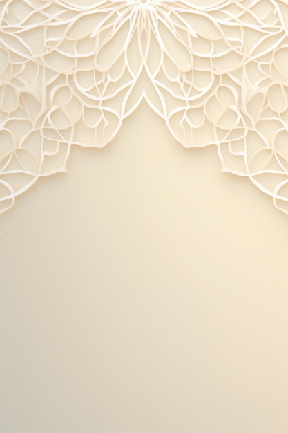 イスラム飾り背景バナー ミニマリズム柔らかい色