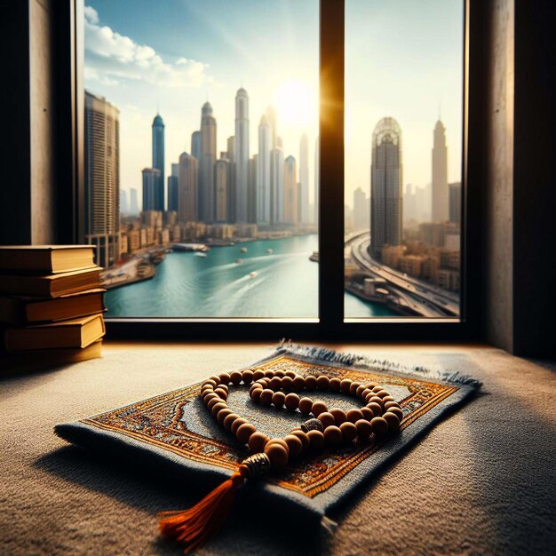 Photo islamic prayer and peaceful place