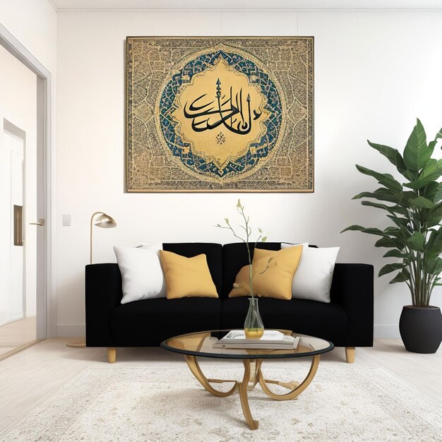 Premium AI Image | Islamic Quran Wall Art Islamic Muslim Arabic