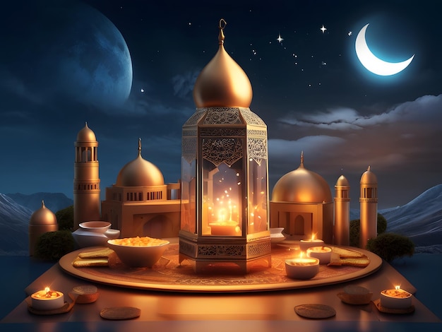 islamic ramadan illustration