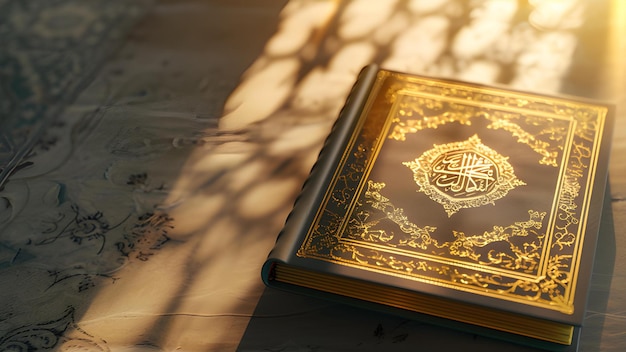 イスラム教のラマダンのカリーム背景とコピースペースエリア コーラン イスラムの聖書