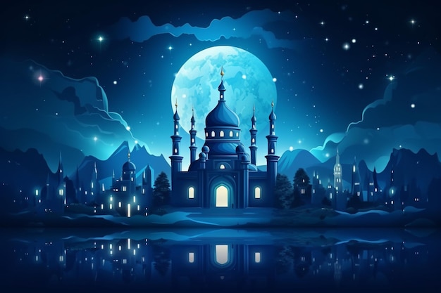 Islamic religious festival background