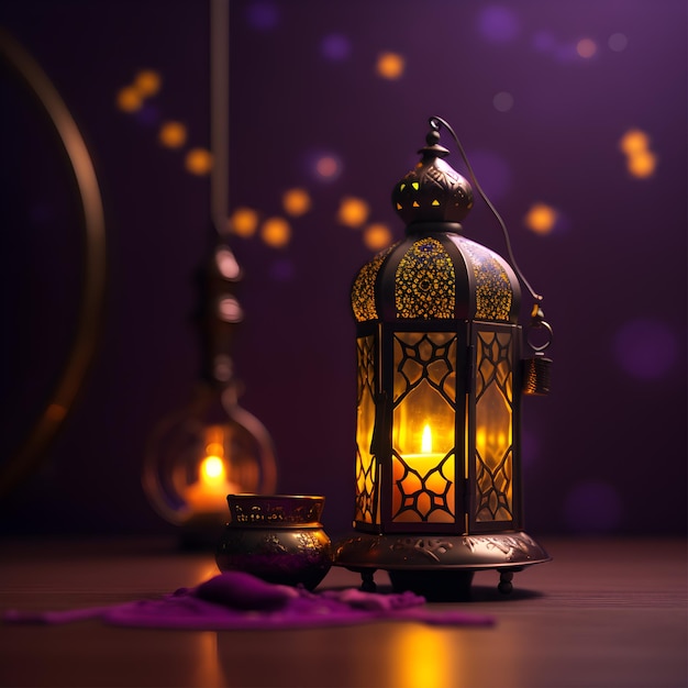 Photo islamic theme for ramadan and eid celebrations as background islamic theme for ramadan and eid cele