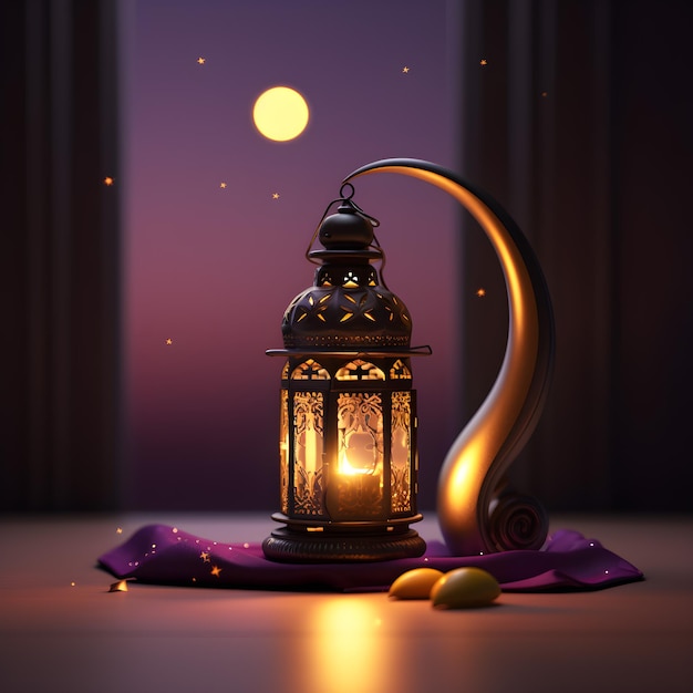 Photo islamic theme for ramadan and eid celebrations as background