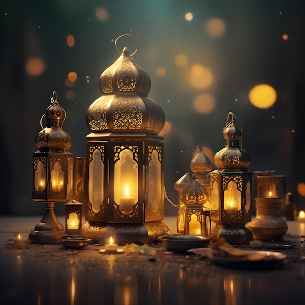 Photo islamic theme for ramadan and eid celebrations