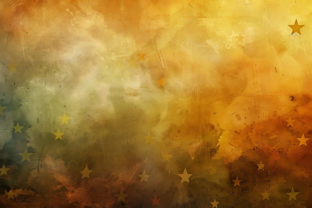 Islamic yellow stars background