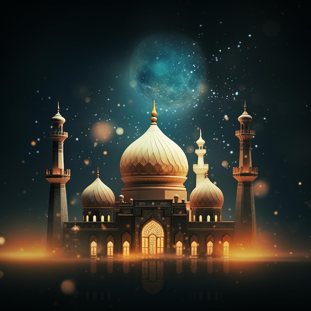 Islamitisch ontwerp voor het feest van Eid Mubarak