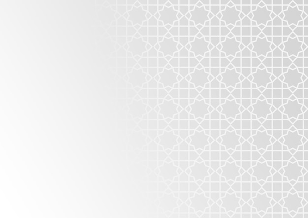 Islamitische achtergrond Grijze Arabische Moslim Heilige Maand Ramadan Kareem Moskee Behang Banner