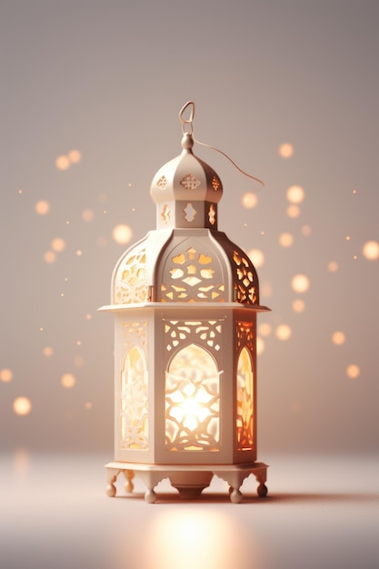islamitische eid al adha lantaarn Geanimeerde Gif Style 3D