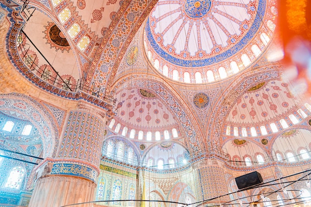 Islamitische geometrie binnenkant van een moskee