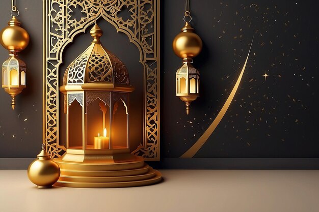 Islamitische groeten Eid Mubarak kaarten voor islamitische feestdagen