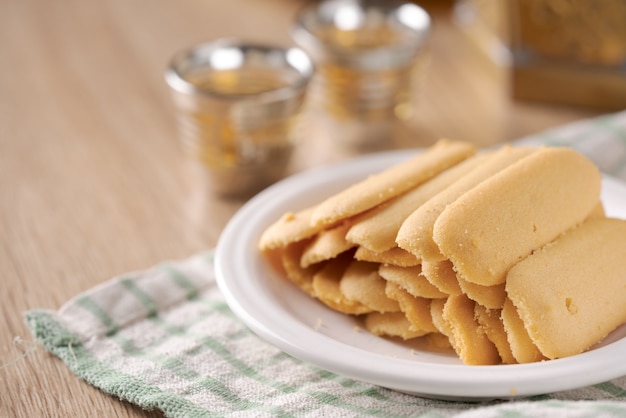 Islamitische koekjes voor eid mubarak traditie