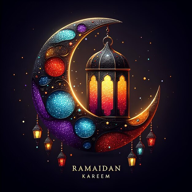 Islamitische kunst behang voor de Ramadan