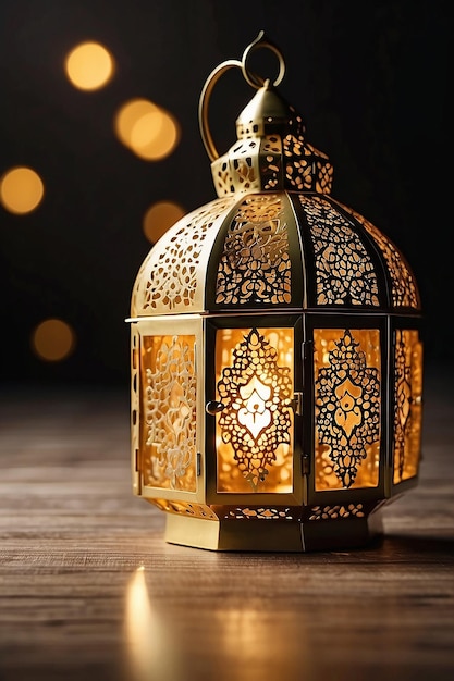 Foto islamitische lantaarn ramadan achtergrond