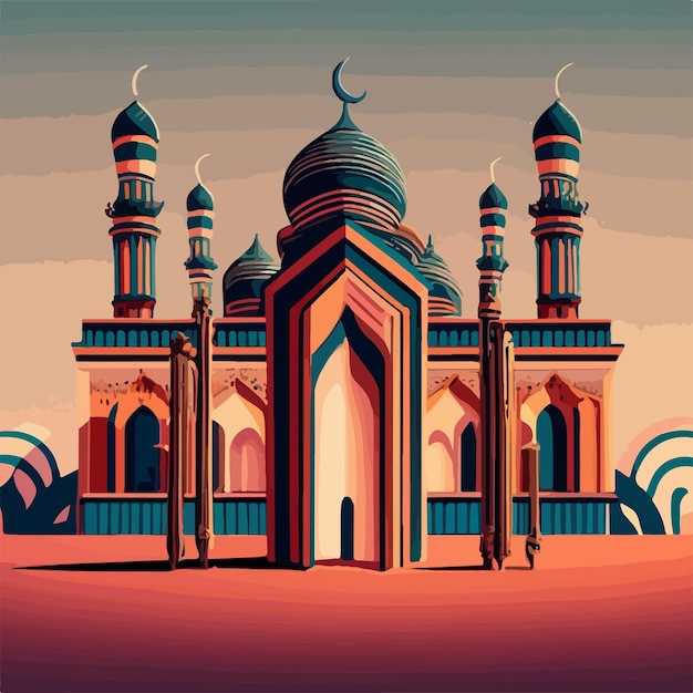 Islamitische moskee logo
