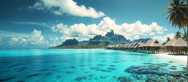 Photo island of bora bora