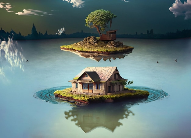 Island floating