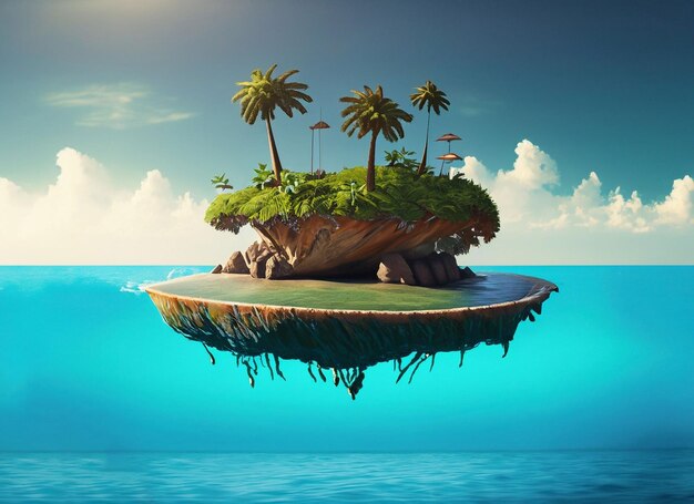 Island floating