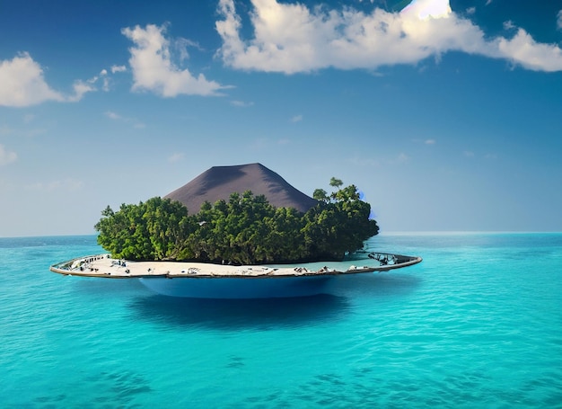 Island floating