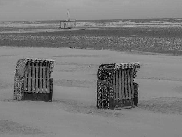 the island of Juist in the german north sea