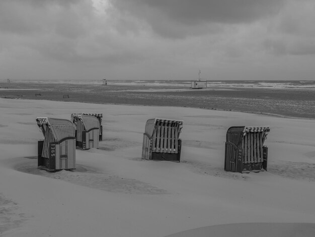 the island of Juist in the german north sea