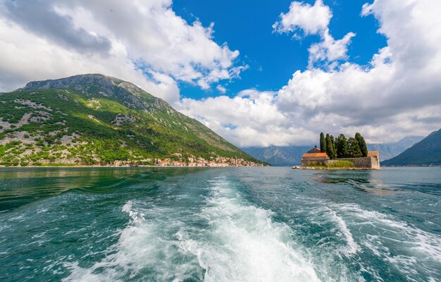 An island near the city of Budva. Montenegro