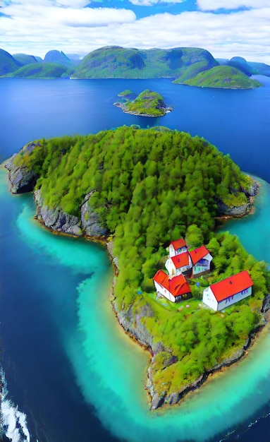 Photo island of norway