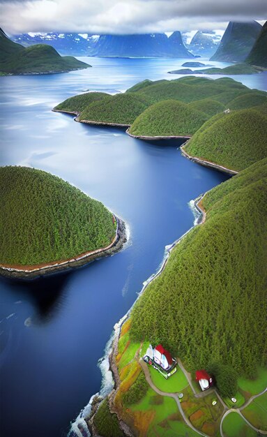 Photo island of norway