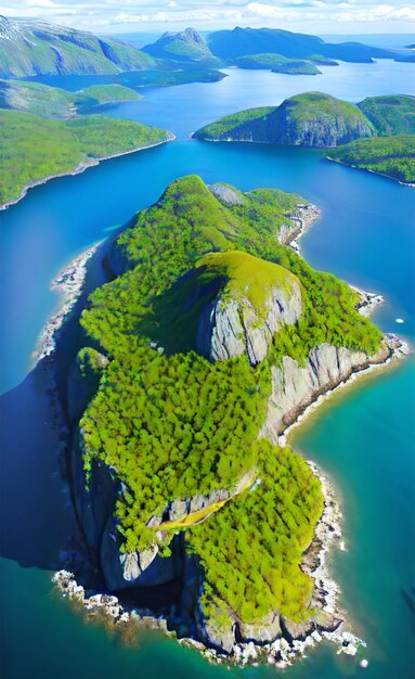 Photo island of norway