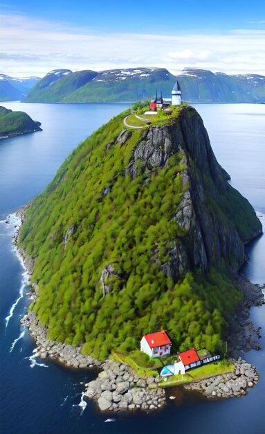 Photo island of norway