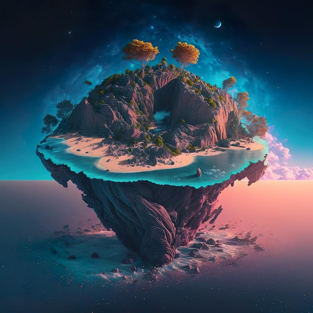 Island in space