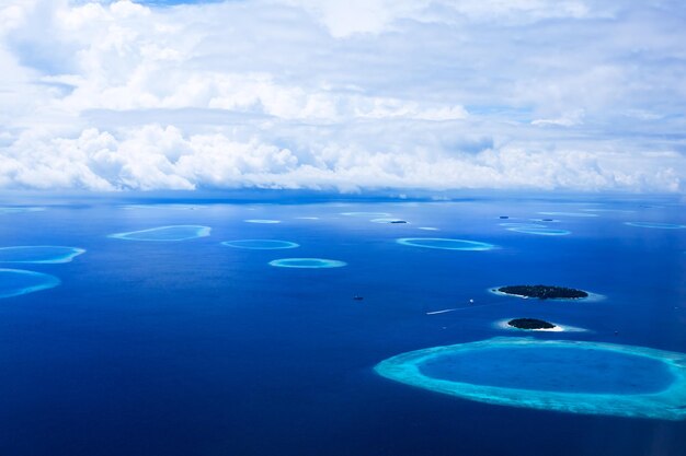 写真 モルディブの島々